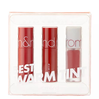 Rom&nd - Best Tint Edition - Set di tinte per labbra - 01 Warm Tone Pick - 3x2g