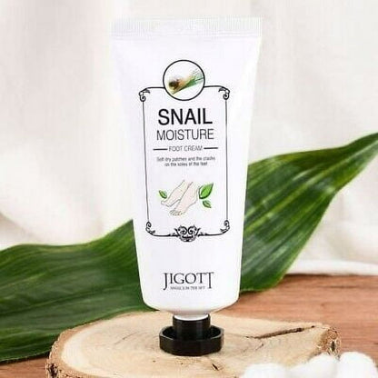 Jigott - Snail Moisture Foot Cream - 100ml CREMA PIEDI🦶