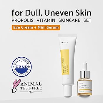 iUNIK Propolis Vitamin Eye Cream Set — Crema Contorno Occhi alla Propoli 30ml