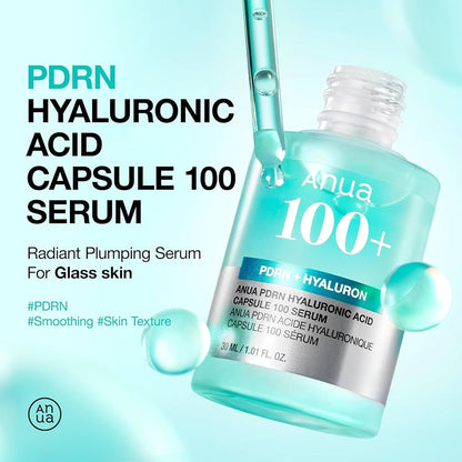 🌟 ANUA PDRN Hyaluronic Acid Capsule 100 Serum 30 ml