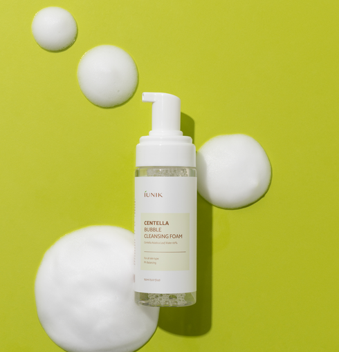 🌿 iUNIK Centella Bubble Cleansing Foam 150ml