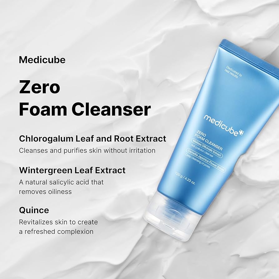 Medicube Zero Foam Cleanser Schiuma detergente per il viso 120 ml - per Pori dilatati