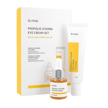 iUNIK Propolis Vitamin Eye Cream Set — Crema Contorno Occhi alla Propoli 30ml