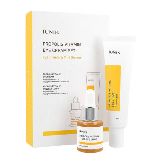 iUNIK Propolis Vitamin Eye Cream Set — Crema Contorno Occhi alla Propoli 30ml