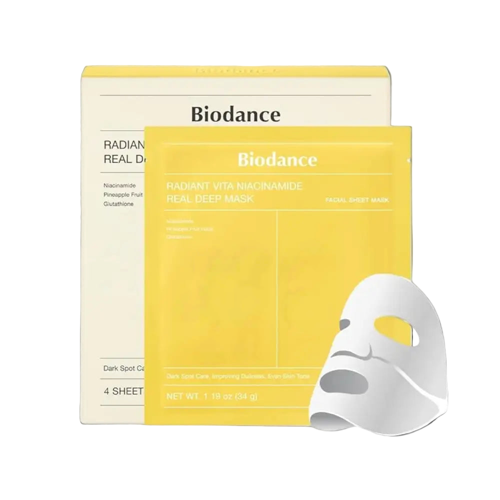 Biodance Radiant Vita Niacinamide Real Deep Mask (1 pezzo)