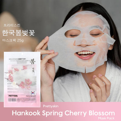 PRETTYSKIN - Hankook Spring Mask Pack - Cherry Blossom - 1pezzo