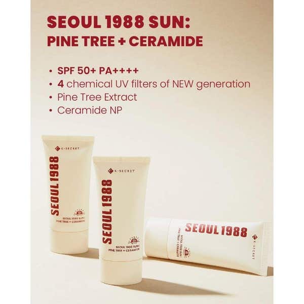 K-Secret Seoul 1988 Sun Pine Ceramide Crema solare 50 ml