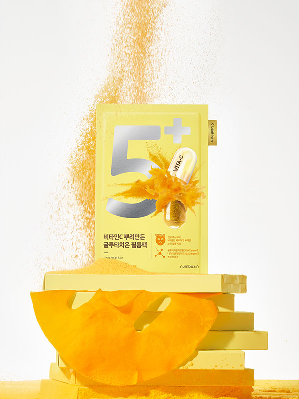 Maschera in tessuto Numbuzin No.5 Vitamin Spotlight