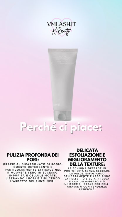 Celimax - Ji.Woo.Gae Schiuma detergente specifica per pulire i pori a fondo, al bicarbonato di sodio - 150 ml