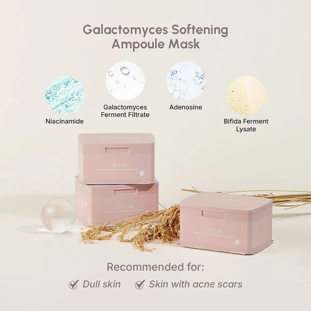 Maschera in fiala Tirtir Galactomyces 350 g antirughe, idratante, illuminante