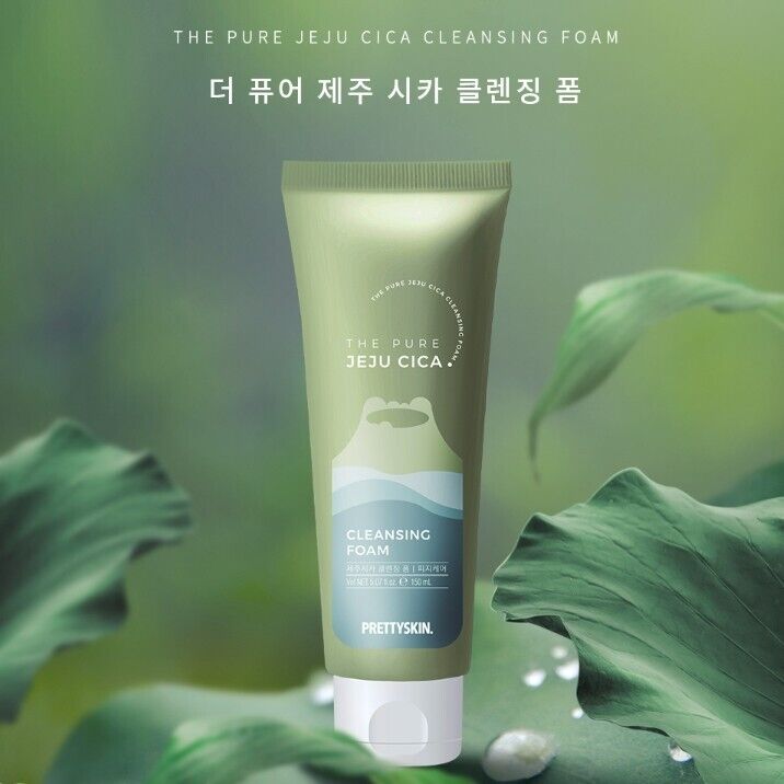 PRETTYSKIN - The Pure Jeju Cica Cleansing Foam - 150ml