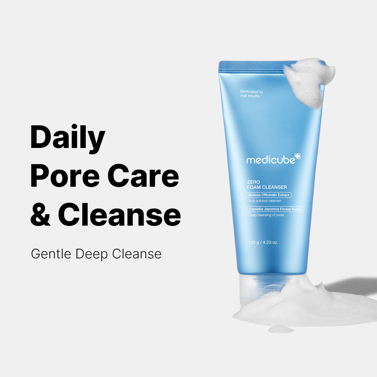 Medicube Zero Foam Cleanser Schiuma detergente per il viso 120 ml - per Pori dilatati