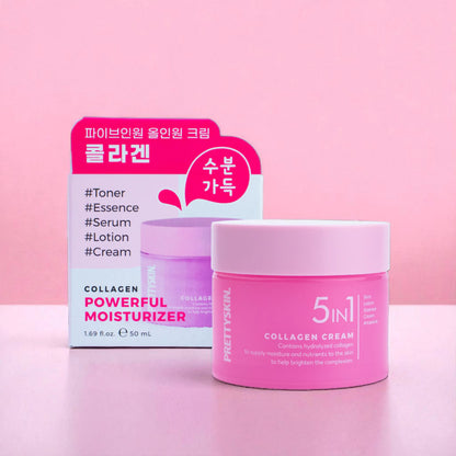 PRETTYSKIN - 5In1 Collagen Cream - 50ml