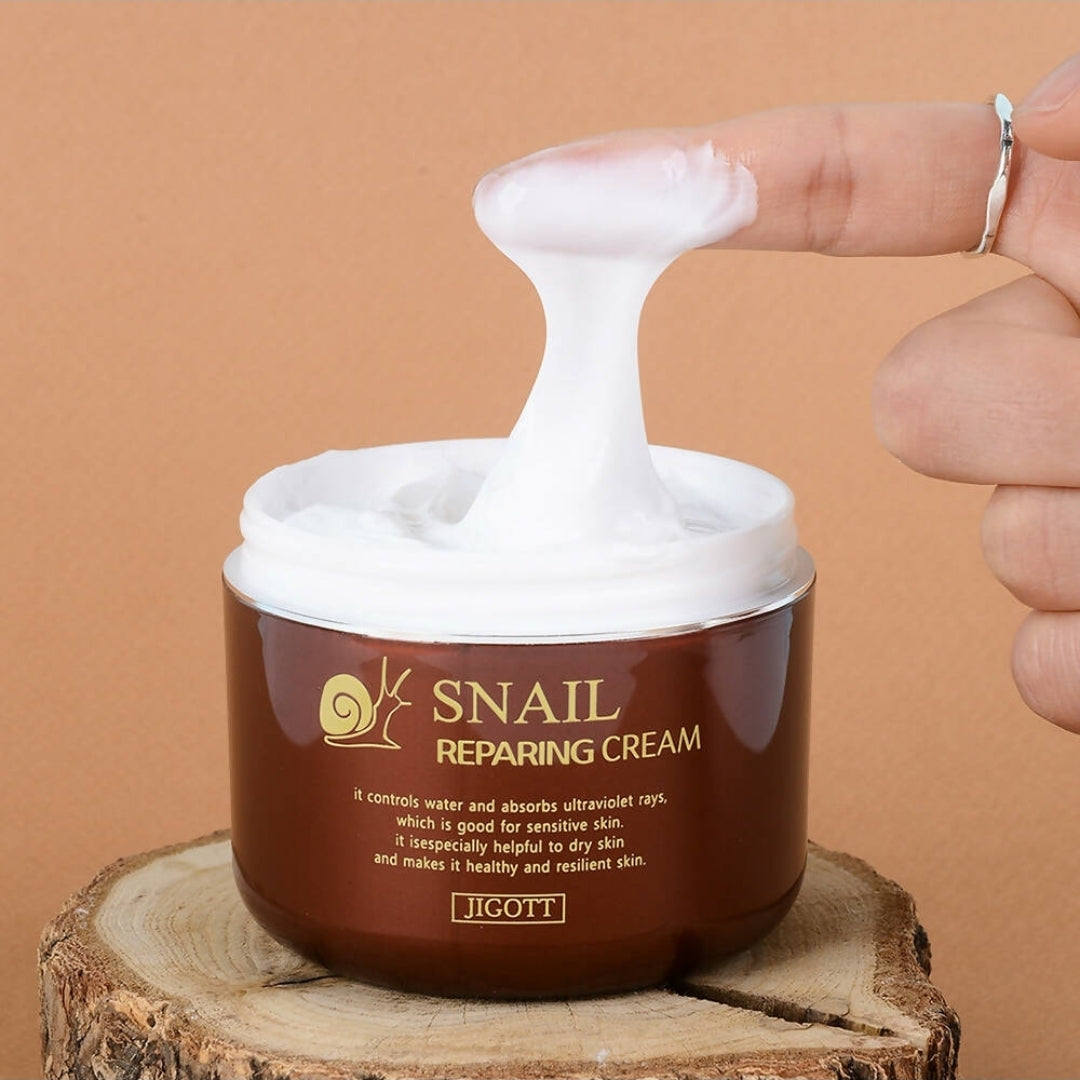 🐌 Jigott Snail Repairing Cream – 100g
